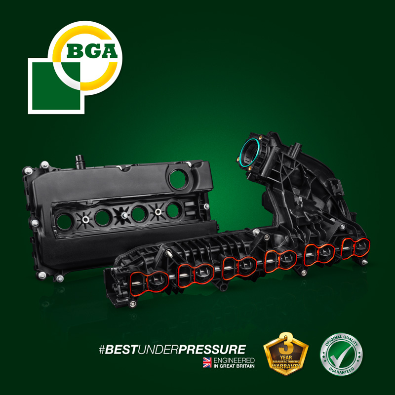 Engine Ventilation Rocker Covers, Intake Manifold BGA