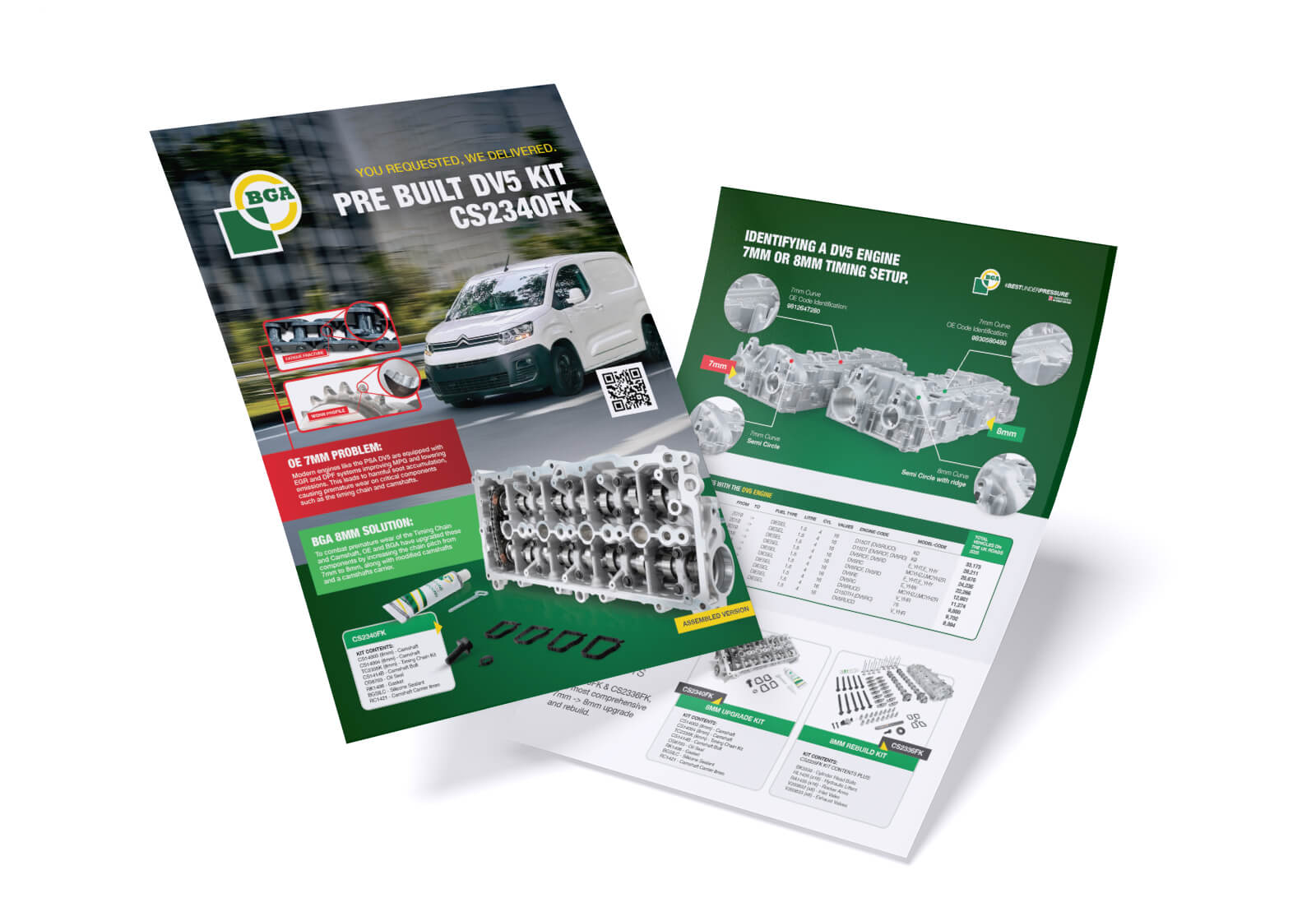 DV5 Engine Pre-Build - A4 Double-side Flyer