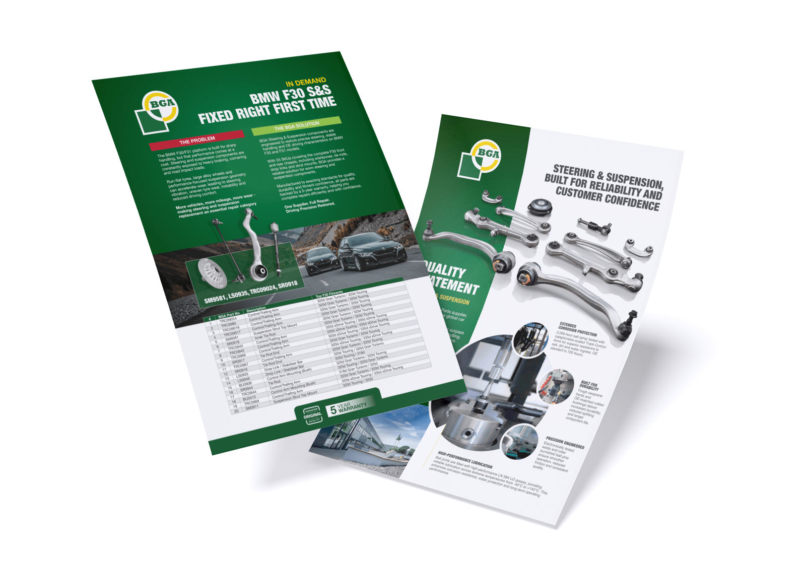 BMW F30 S&S - Leaflet
